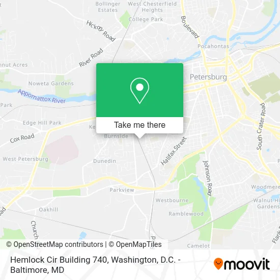Hemlock Cir Building 740 map
