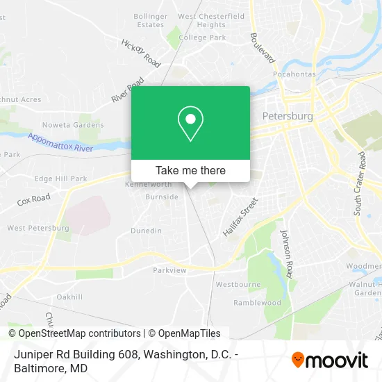 Juniper Rd Building 608 map