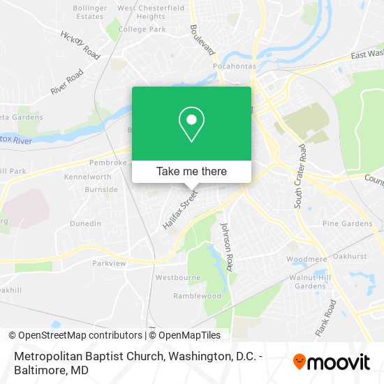 Mapa de Metropolitan Baptist Church