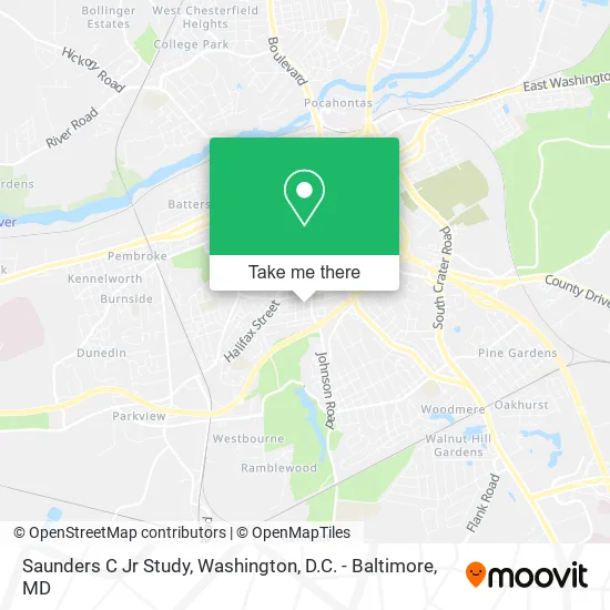 Saunders C Jr Study map