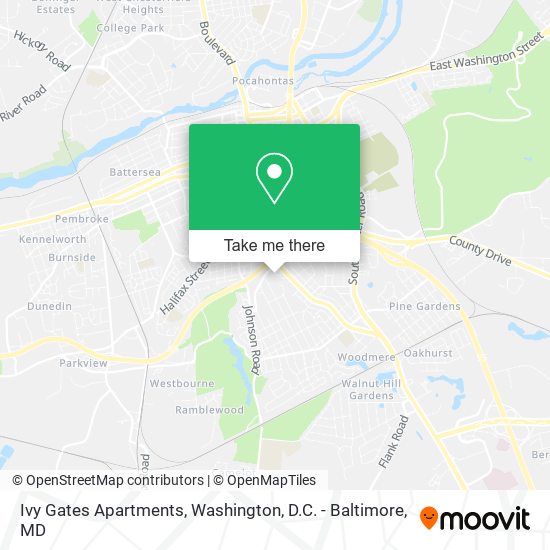 Ivy Gates Apartments map