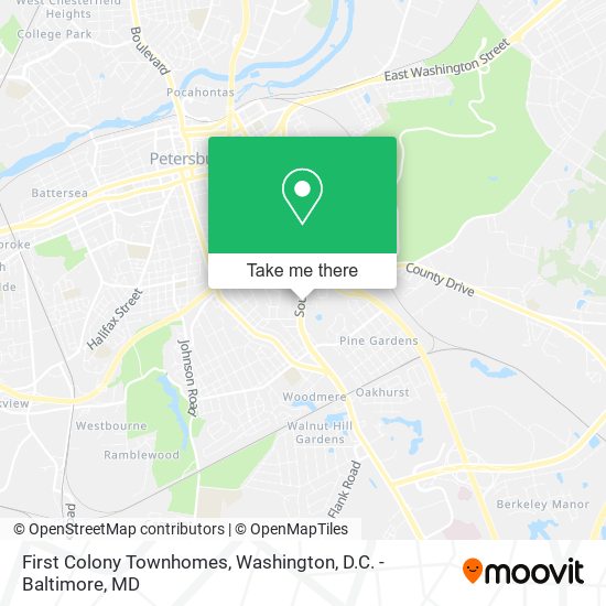 Mapa de First Colony Townhomes