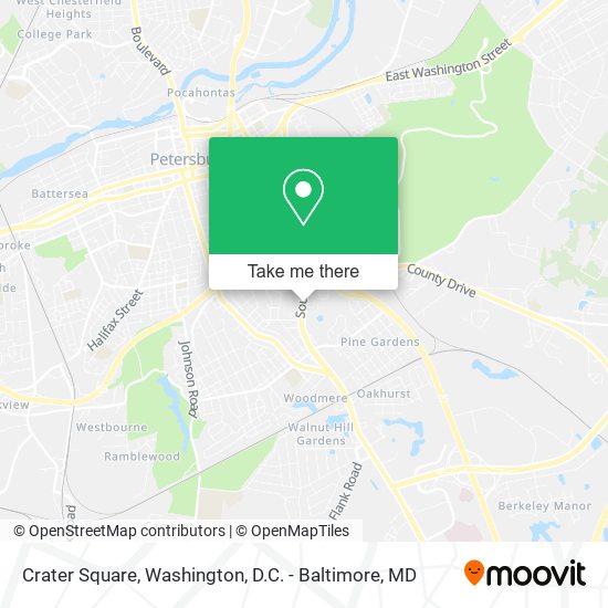 Crater Square map