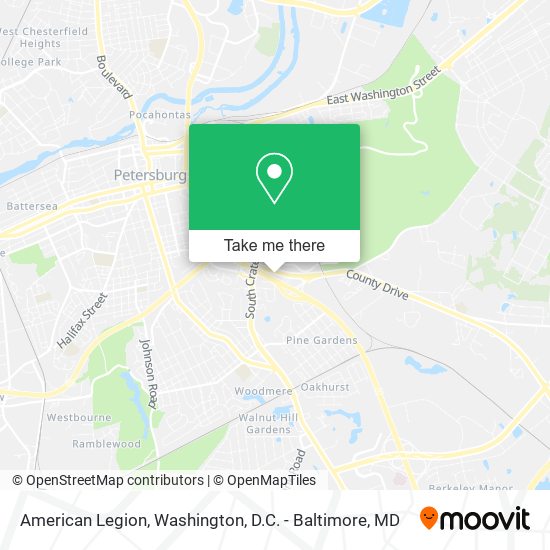Mapa de American Legion