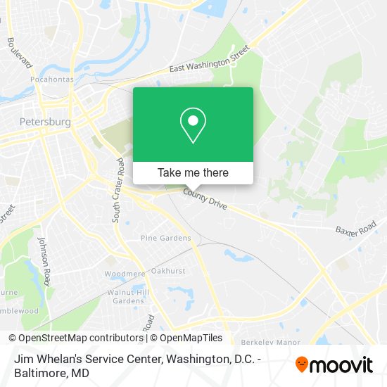 Mapa de Jim Whelan's Service Center
