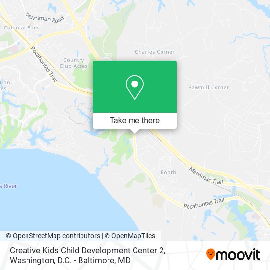 Creative Kids Child Development Center 2 map
