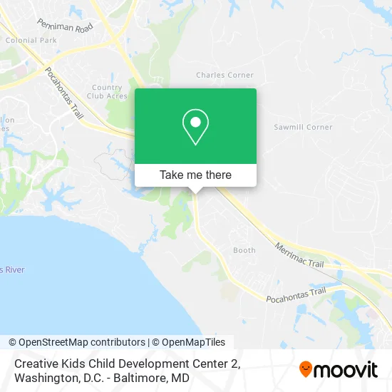 Creative Kids Child Development Center 2 map