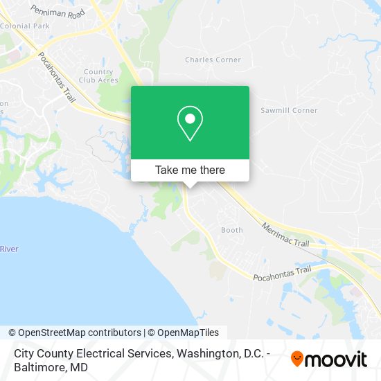 City County Electrical Services map