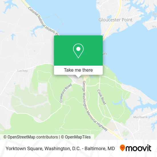 Yorktown Square map