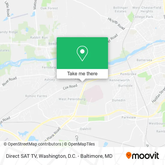 Mapa de Direct SAT TV