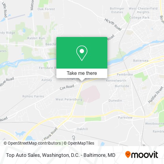Mapa de Top Auto Sales