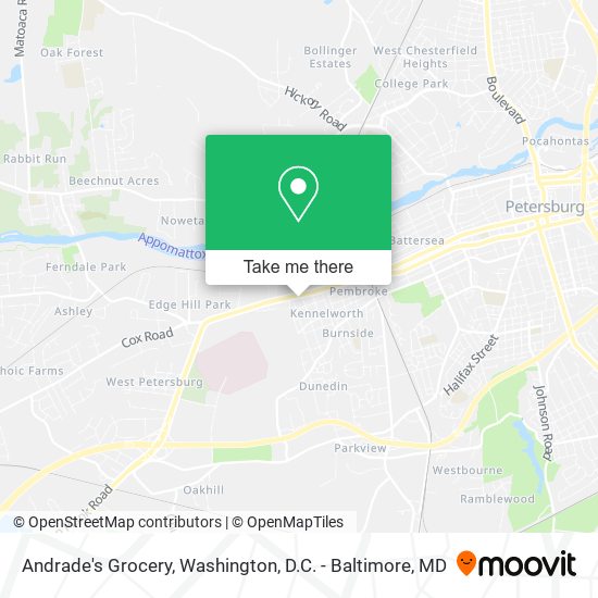 Andrade's Grocery map