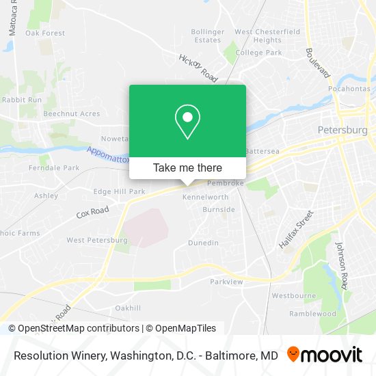 Resolution Winery map