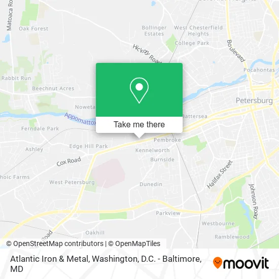 Atlantic Iron & Metal map