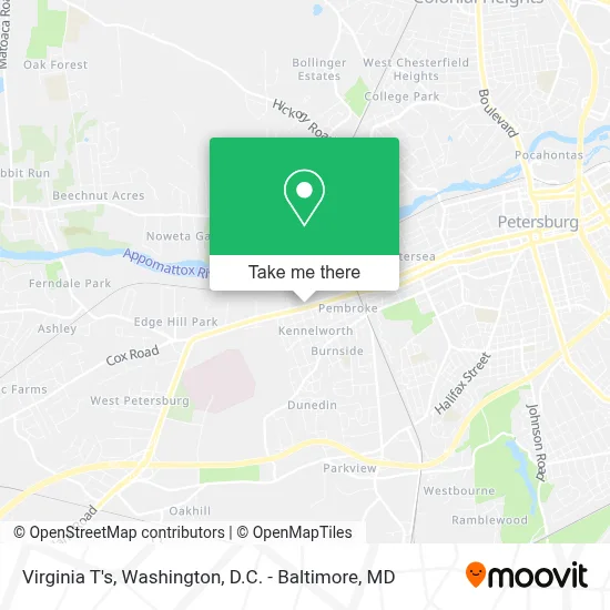 Virginia T's map