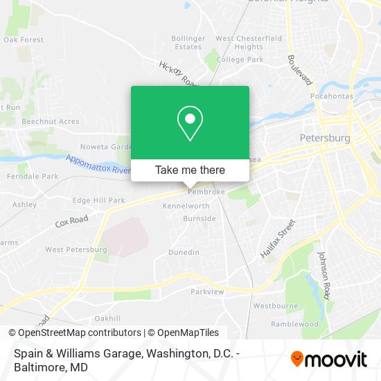 Mapa de Spain & Williams Garage
