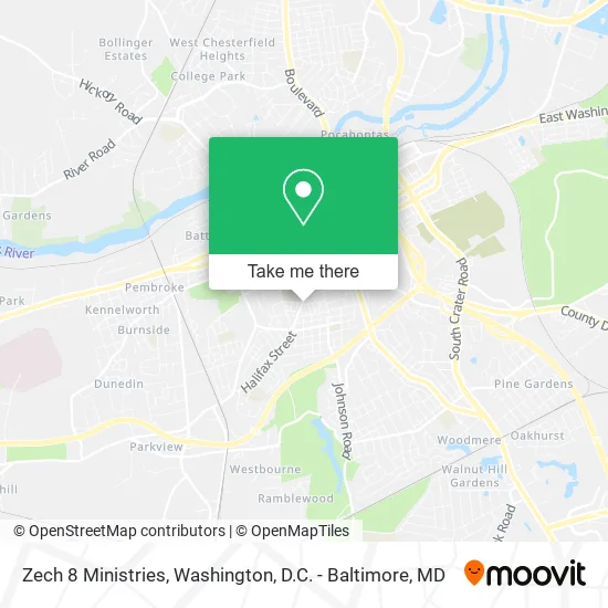 Zech 8 Ministries map