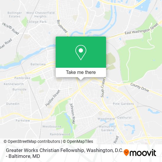 Greater Works Christian Fellowship map