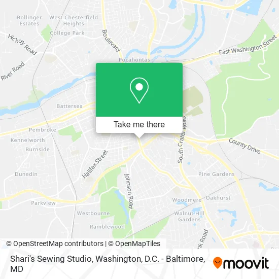 Shari's Sewing Studio map