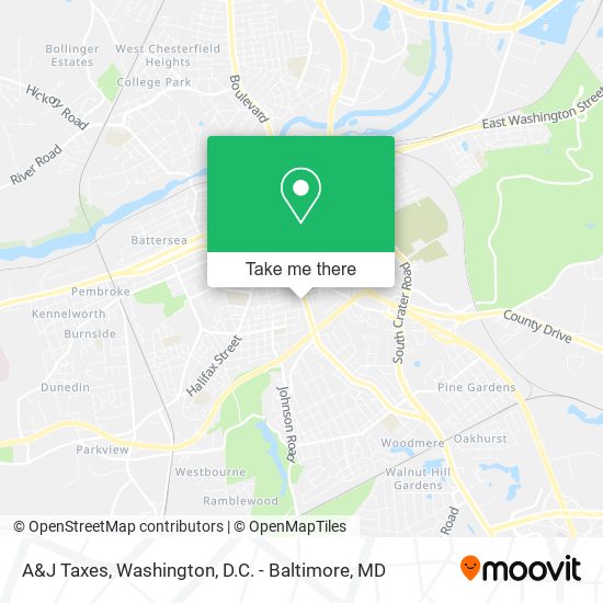 A&J Taxes map
