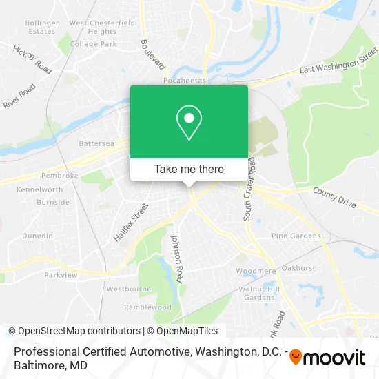 Professional Certified Automotive map