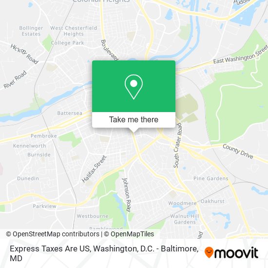 Express Taxes Are US map