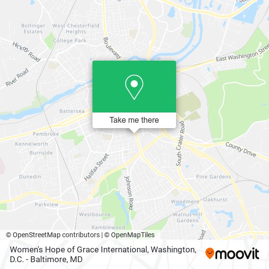 Women's Hope of Grace International map