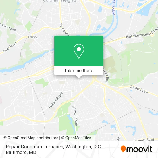 Repair Goodman Furnaces map
