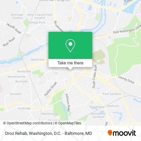 Droz Rehab map