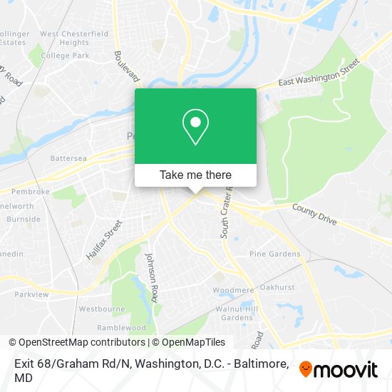 Mapa de Exit 68/Graham Rd/N