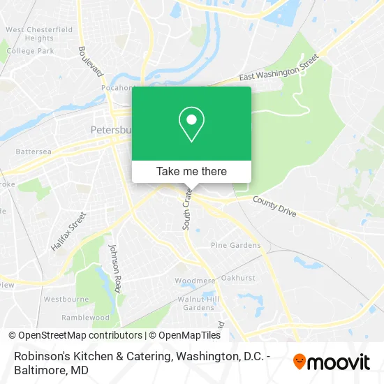 Mapa de Robinson's Kitchen & Catering