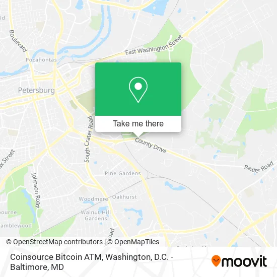 Coinsource Bitcoin ATM map