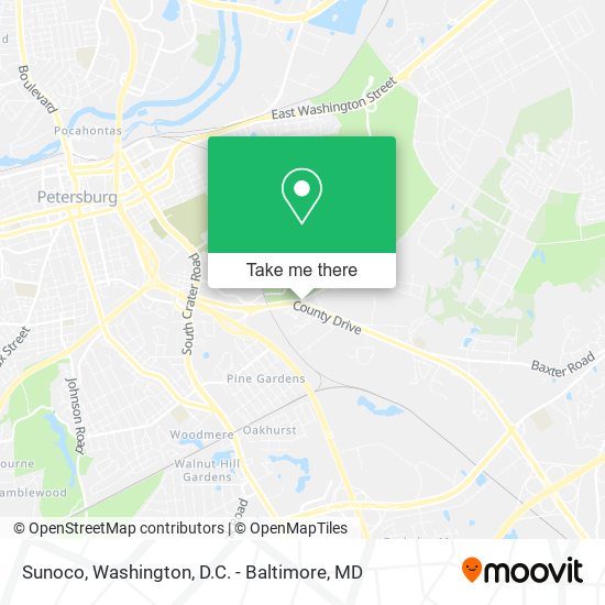 Mapa de Sunoco
