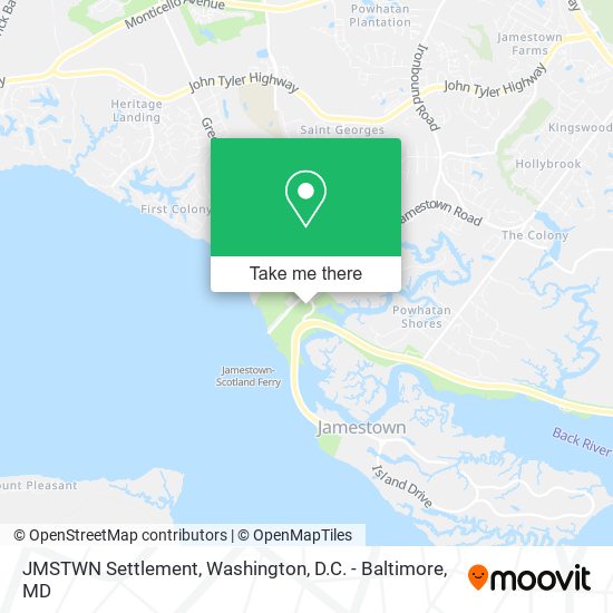 Mapa de JMSTWN Settlement