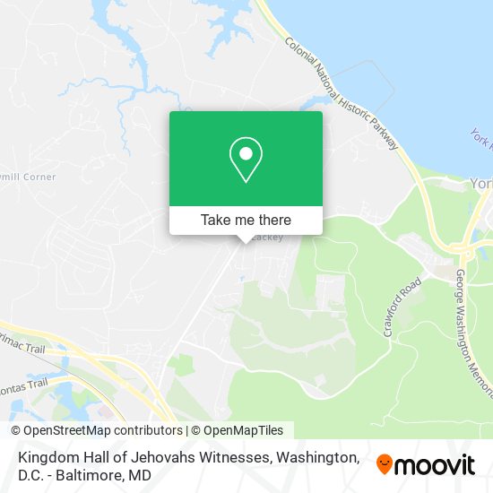 Mapa de Kingdom Hall of Jehovahs Witnesses