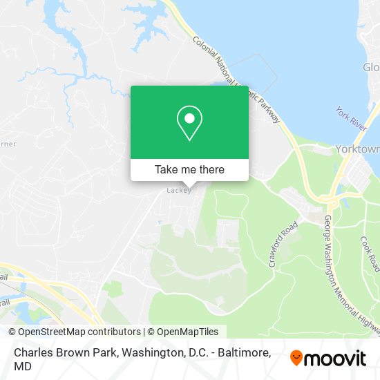 Charles Brown Park map