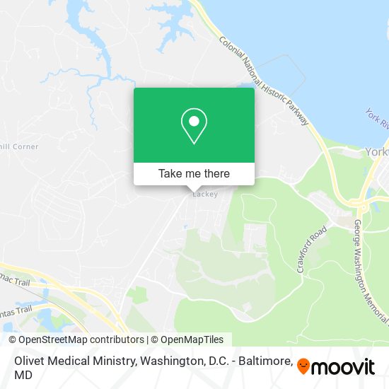 Olivet Medical Ministry map