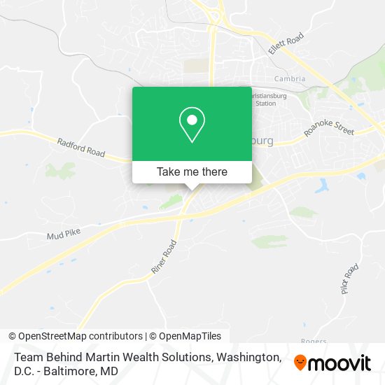 Mapa de Team Behind Martin Wealth Solutions