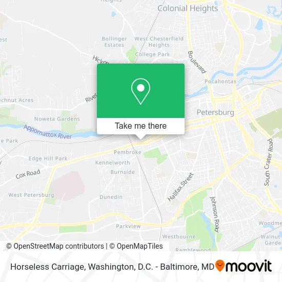 Horseless Carriage map