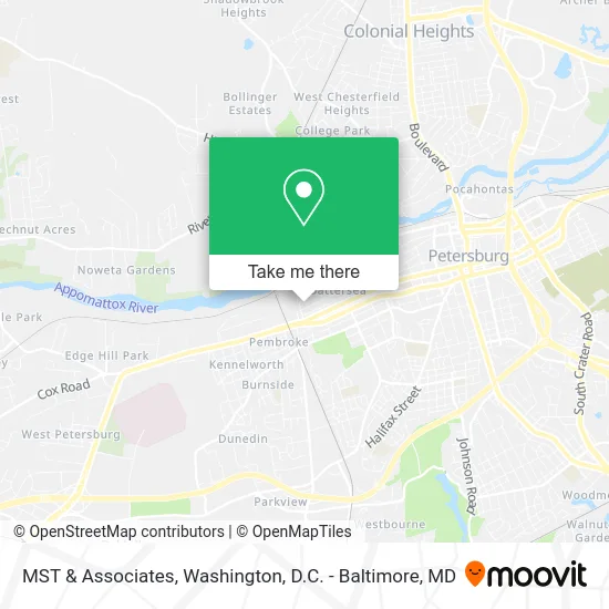 MST & Associates map