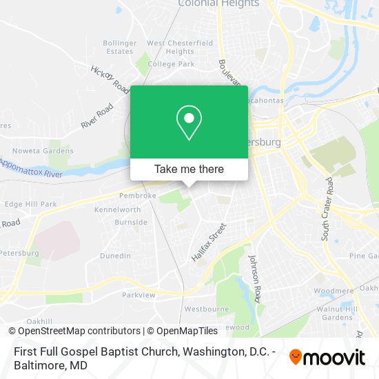 Mapa de First Full Gospel Baptist Church