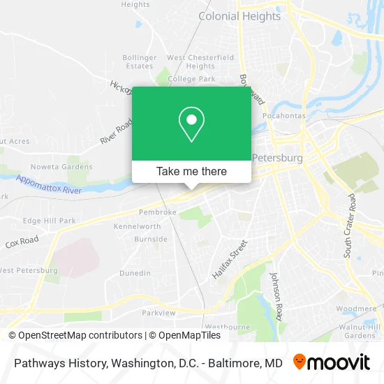 Pathways History map