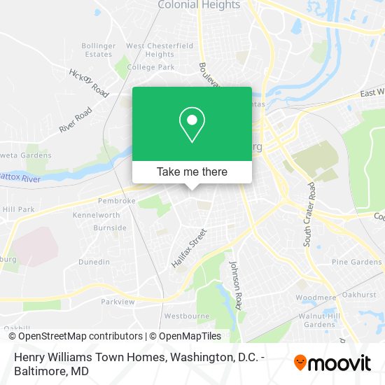 Mapa de Henry Williams Town Homes