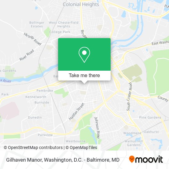 Gilhaven Manor map
