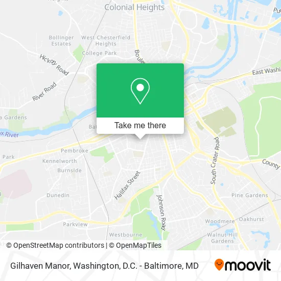 Gilhaven Manor map
