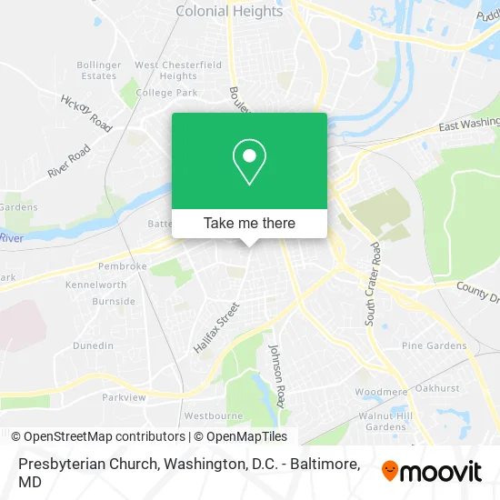 Mapa de Presbyterian Church