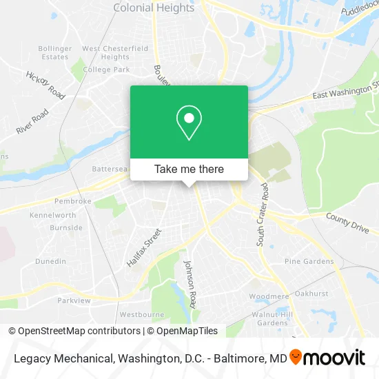 Legacy Mechanical map