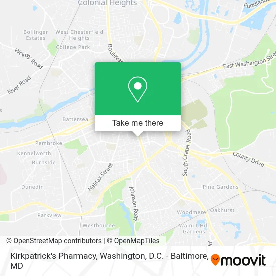 Kirkpatrick's Pharmacy map