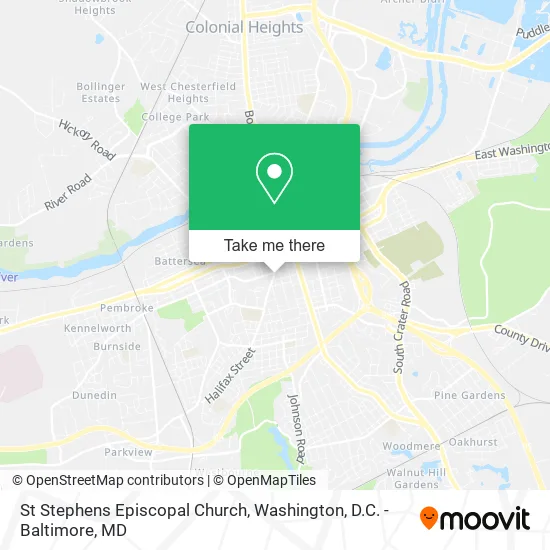 St Stephens Episcopal Church map