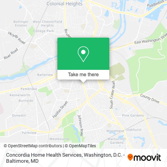 Mapa de Concordia Home Health Services